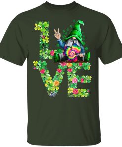 Funny LOVE Gnomes Irish Shamrock St Patrick's Day T-Shirt, Hoodie