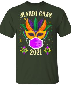 Mardi Gras Costume Let Shenanigans Begin Mask 2021 T-Shirt, Hoodie