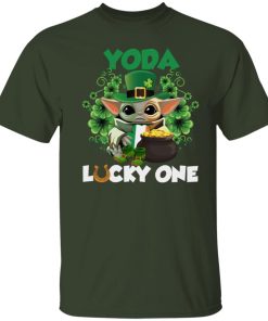 Leprechaun Yoda Lucky One Golden Horseshoe St Patrick's Day T-Shirt, Hoodie