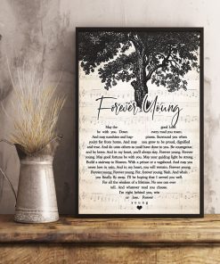 rod stewart - forever young lyrics wall art