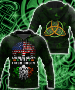 American Grown With Irish Groots 3D Hoodie