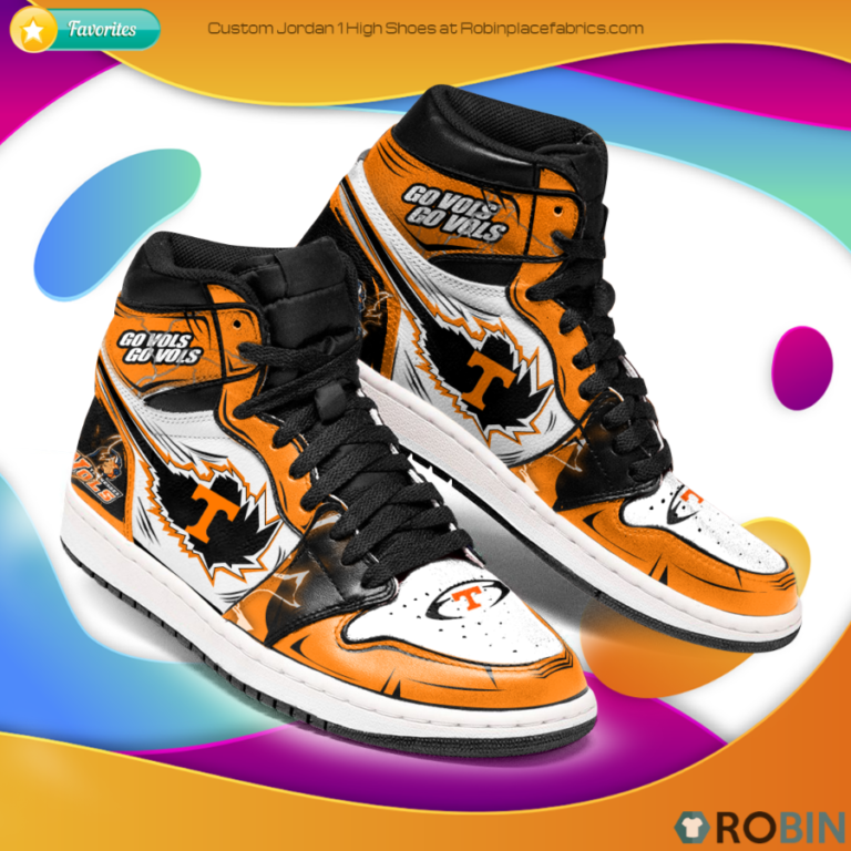 Tennessee Volunteers Team Go Vols Shoes – Jordan 1 High Sneaker