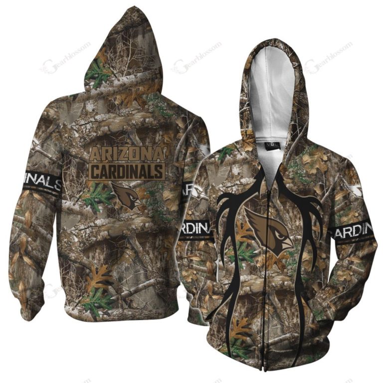 Arizona Cardinals Hunting Pattern All Over Print Hoodie, T Shirt