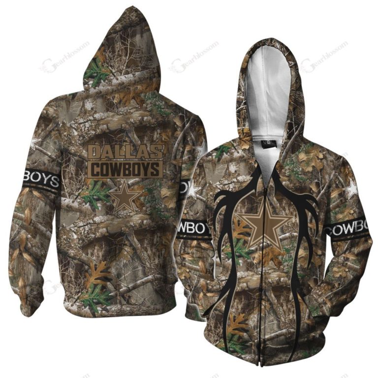 Dallas Cowboys Hunting Pattern All Over Print Hoodie, T Shirt