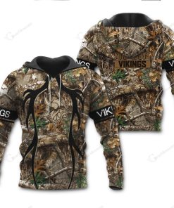 Minnesota Vikings Hunting Pattern All Over Print Hoodie, T Shirt Minnesota Vikings Hunting Pattern All Over Print Hoodie, T Shirt