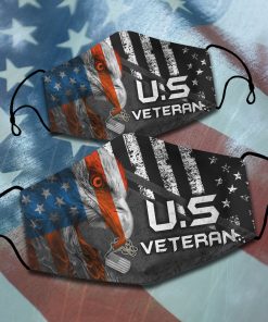 Bald Eagle US Veteran Full printed Face Mask