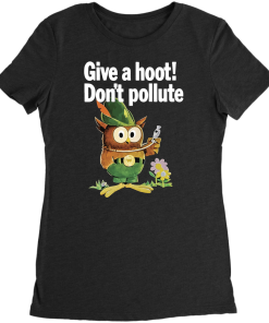 Give a Hoot! Don’t Pollute – Woodsy Owl Retro T-Shirt