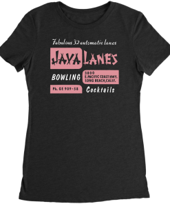 Java Lanes – Long Beach, CA – Vintage Bowling Alley T-Shirt