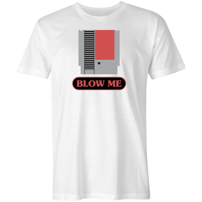 Blow Me NES Cartridge Parody T-Shirt