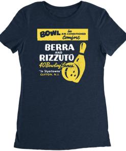 Berra and Rizzuto – Clifton, NJ – Vintage Bowling Alley T-Shirt