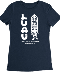 Luau – Miami Beach, FL – Vintage Tiki Bar T-Shirt