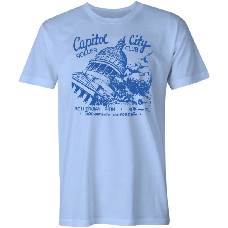 Capitol City Roller Club – Sacramento, CA – Vintage Roller Rink T-Shirt