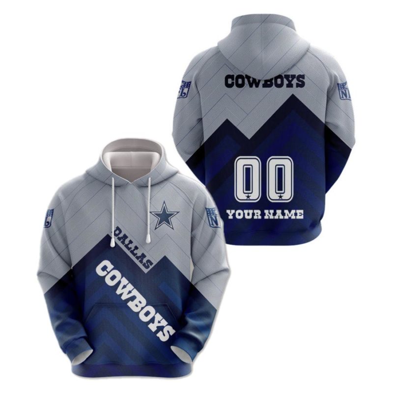 Personalized Dallas Cowboys Football All Over Print Hoodie DC2721639 ...