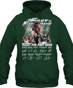 Fast And Furious 20 Years 2001 2021 The Fast Saga Signature T-shirt, hoodie