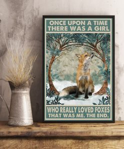 Fox Once Upon A Time Vertical Poster & Canvas Fox Once Upon A Time Vertical Poster & Canvas