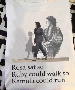 Rosa sat so Ruby could walk so Kamala could run