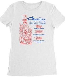 The Hawaiian – Long Beach, CA – Vintage Tiki Bar T-Shirt