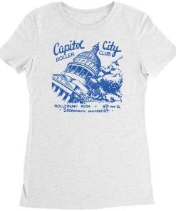 Capitol City Roller Club – Sacramento, CA – Vintage Roller Rink T-Shirt Capitol City Roller Club – Sacramento, CA – Vintage Roller Rink T-Shirt