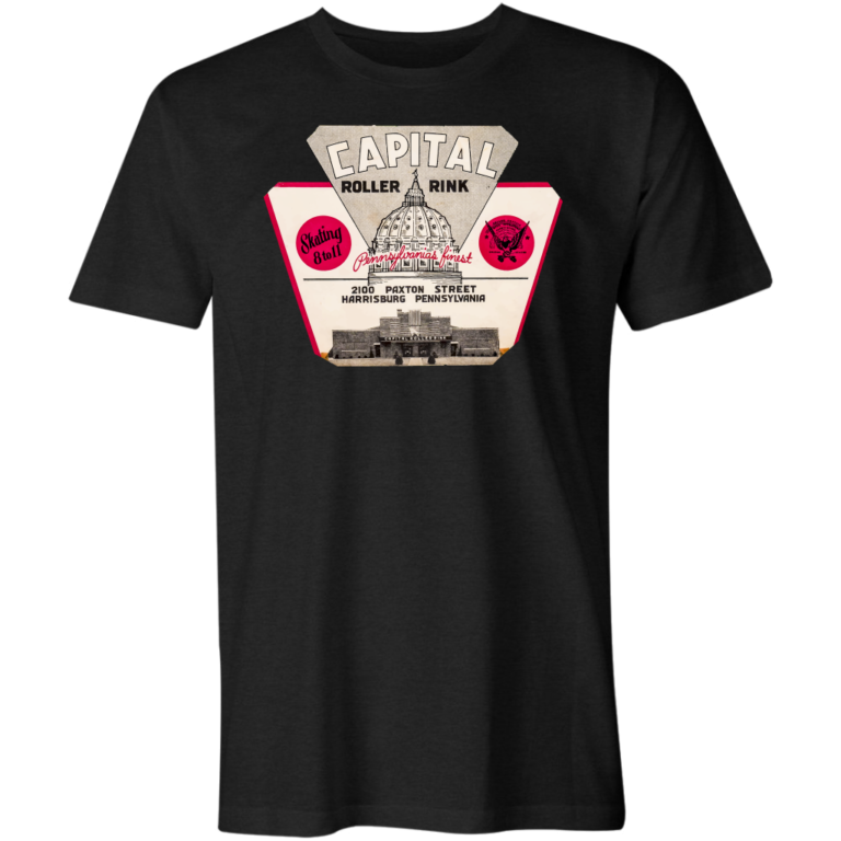 Capital Roller Rink – Harrisburg, PA – Vintage Roller Rink T-Shirt