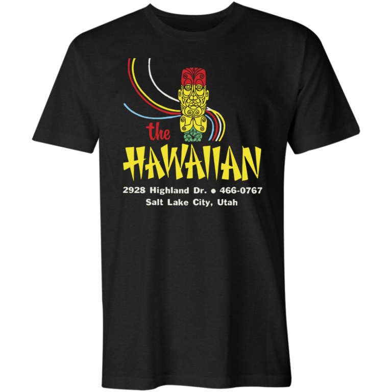 The Hawaiian – Salt Lake City, UT – Vintage Tiki Bar T-Shirt