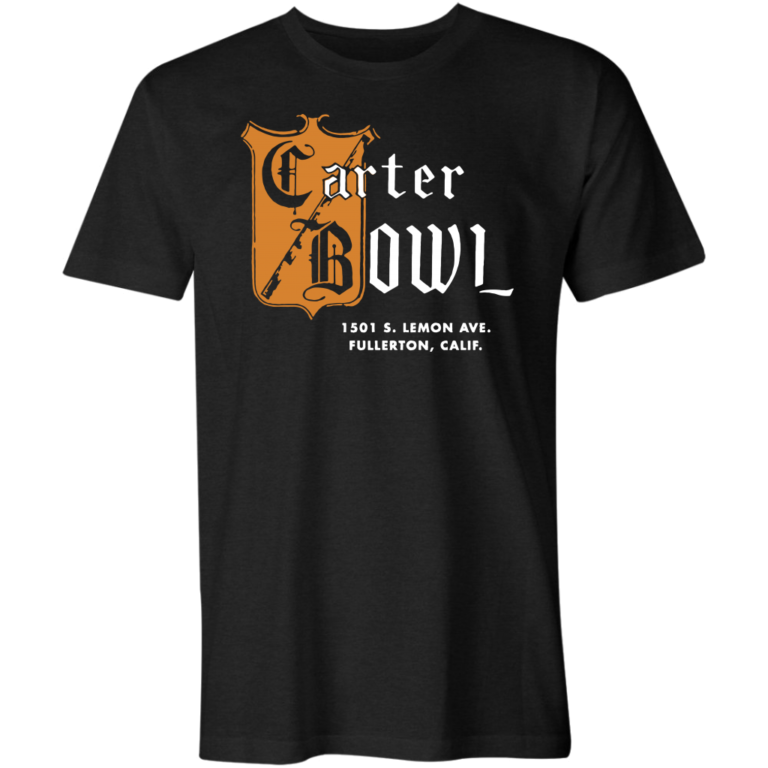 Carter Bowl – Fullerton, CA – Vintage Bowling Alley T-Shirt