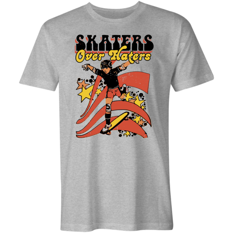 Skaters Over Haters – Retro T-Shirt