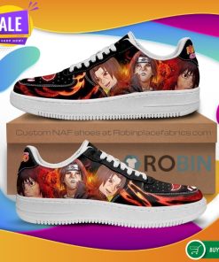 Akatsuki Itachi Naruto Manga Air Force Shoes – Custom Anime Sneaker