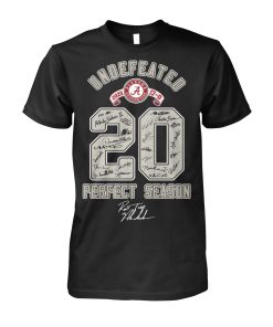Alabama Crimson Tide Undefeated 20 Perfect Season T Shirt Alabama Crimson Tide Undefeated 20 Perfect Season T Shirt