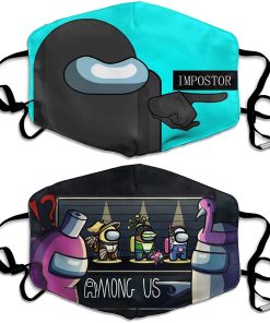Among Us Face Mask With PM2.5 Filter 0217