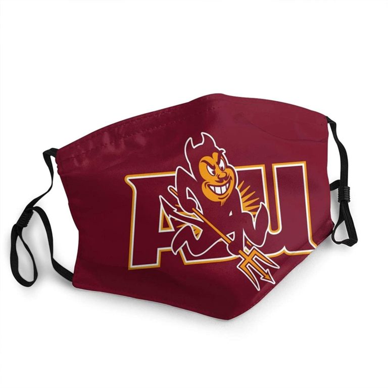 Arizona State Sun Devils Face Mask With PM2.5 Filter Sheet