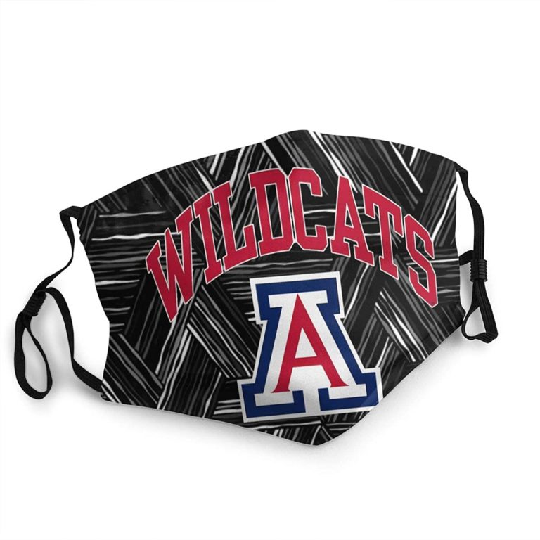 Arizona Wildcats Face Mask With PM2.5 Filter Sheet