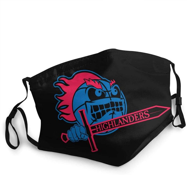 Cape Breton Highlanders Basketball Face Mask With PM2.5 Filter Sheet