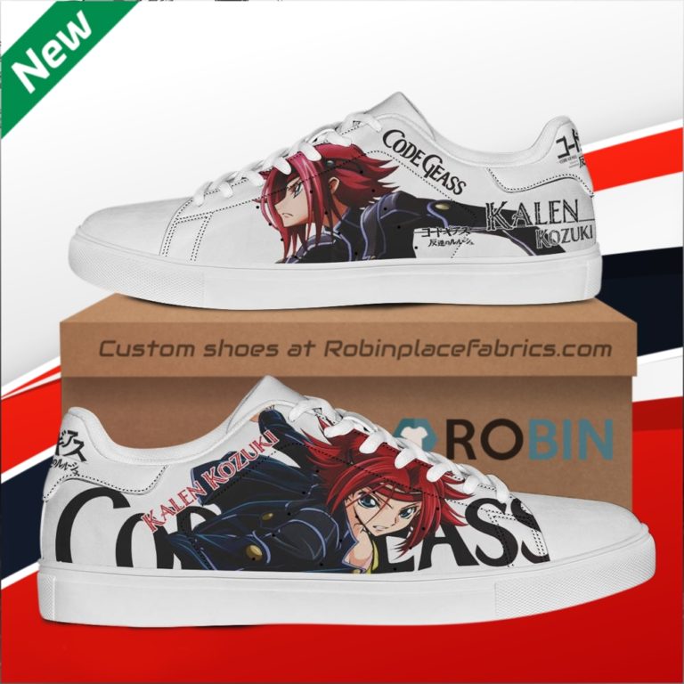 Code Geass Kalen Kozuki Custom Stan Smith Shoes