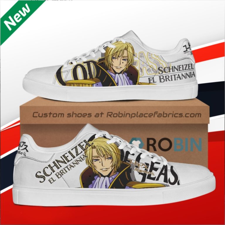 Code Geass Schneizel El Britamia Custom Stan Smith Shoes