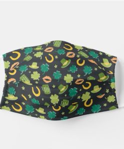 Cute St Patrick’s Day Pattern Face Mask With Pm2.5 Filter Cute St Patrick’s Day Pattern Face Mask With Pm2.5 Filter