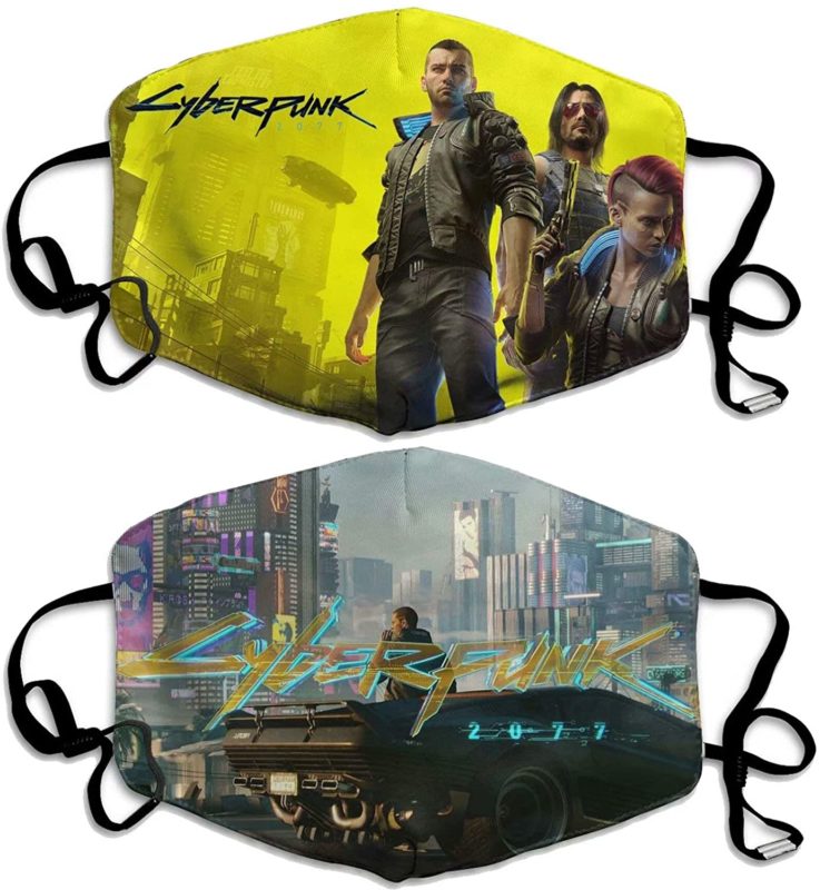 Cyberpunk 2077 1702 Face Mask With PM2.5 Filter