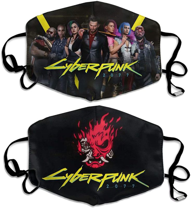 Cyberpunk 2077 Character Samurai Face Mask With PM2.5 Filter
