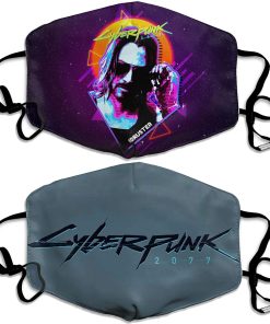 Cyberpunk 2077 Face Mask With PM2.5 Filter