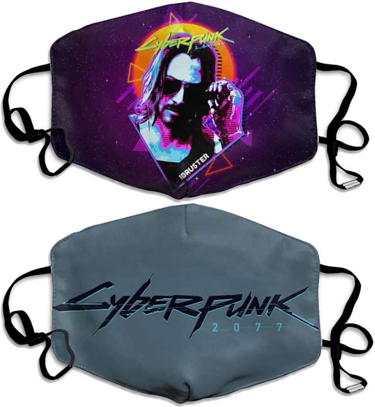 Cyberpunk 2077 Face Mask With PM2.5 Filter