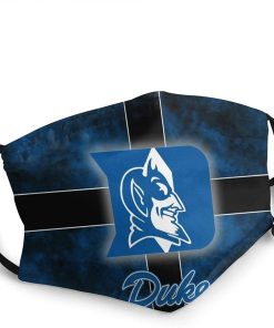 Duke Blue Devils Face Mask With PM2.5 Filter Sheet Duke Blue Devils Face Mask With PM2.5 Filter Sheet