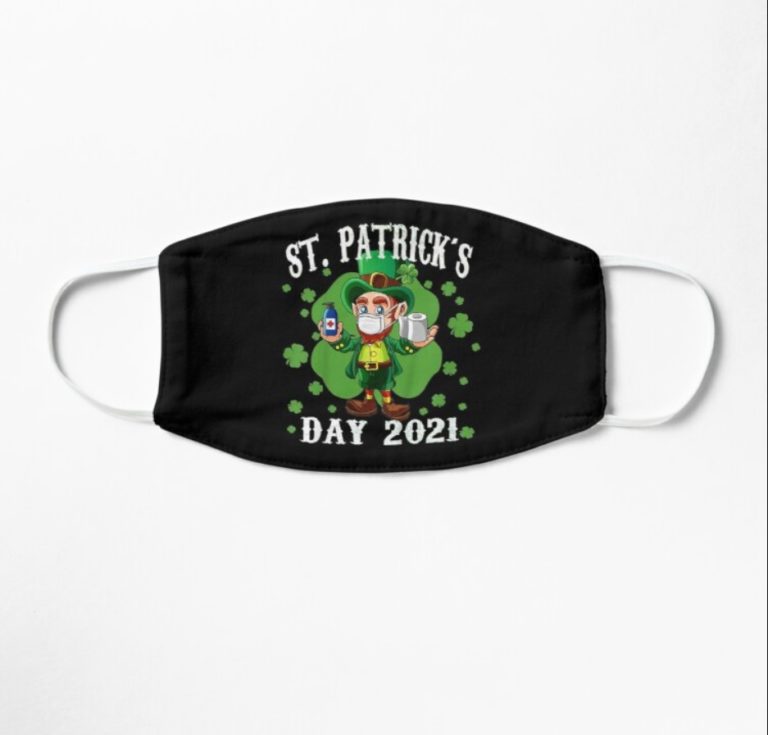 Funny Saint Patrick’s Day 2021 Face Mask With Pm2.5 Filter