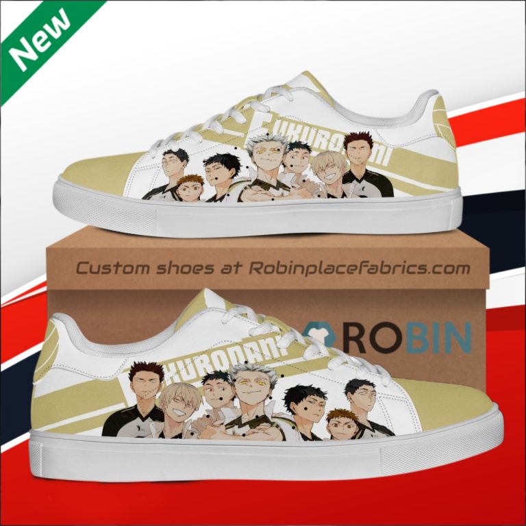 Haikyu Fukurodani Black Haikyu!! Custom Stan Smith Shoes