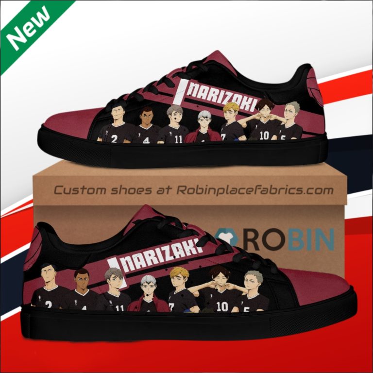 Haikyu Inarizaki Black Haikyu!! Custom Stan Smith Shoes