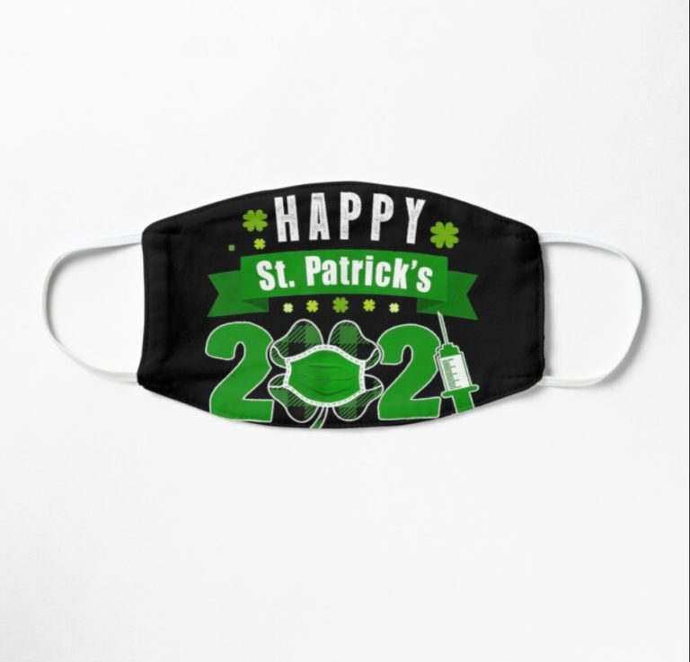Happy Saint Patrick’s Day 2021 Face Mask With Pm2.5 Filter