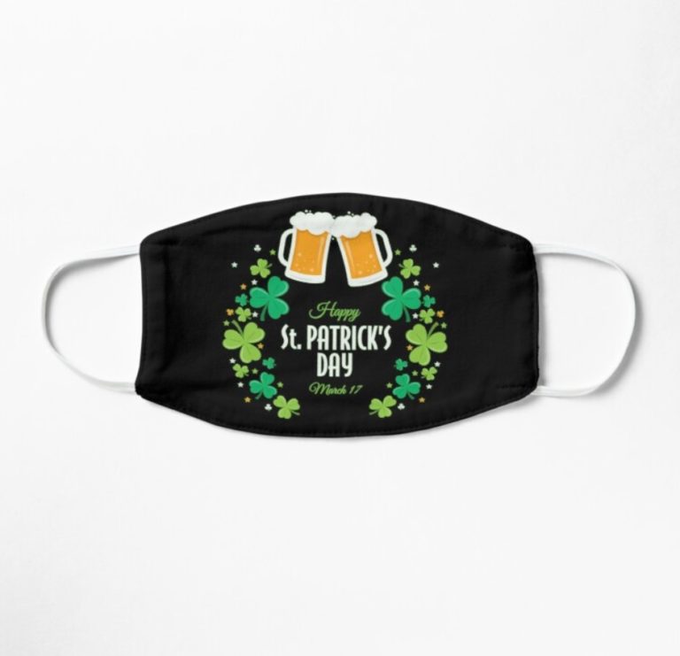 Happy St Patrick’s Day Beer Face Mask With Pm2.5 Filter