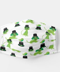 Happy St Patrick’s Day   Cats Dogs & Birds Face Mask With Pm2.5 Filter