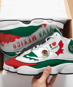 I Love Mexico Jordan 13 Shoes, JD 13 Sneakers