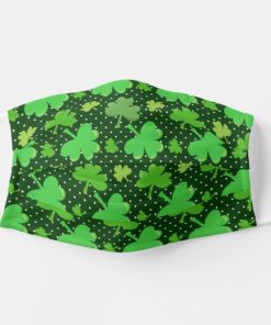 Irish Clovers Lucky St Patricks Day Face Mask With Pm2.5 Filter