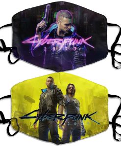 Johnny Silverhand Cyberpunk 2077 Face Mask With PM2.5 Filter