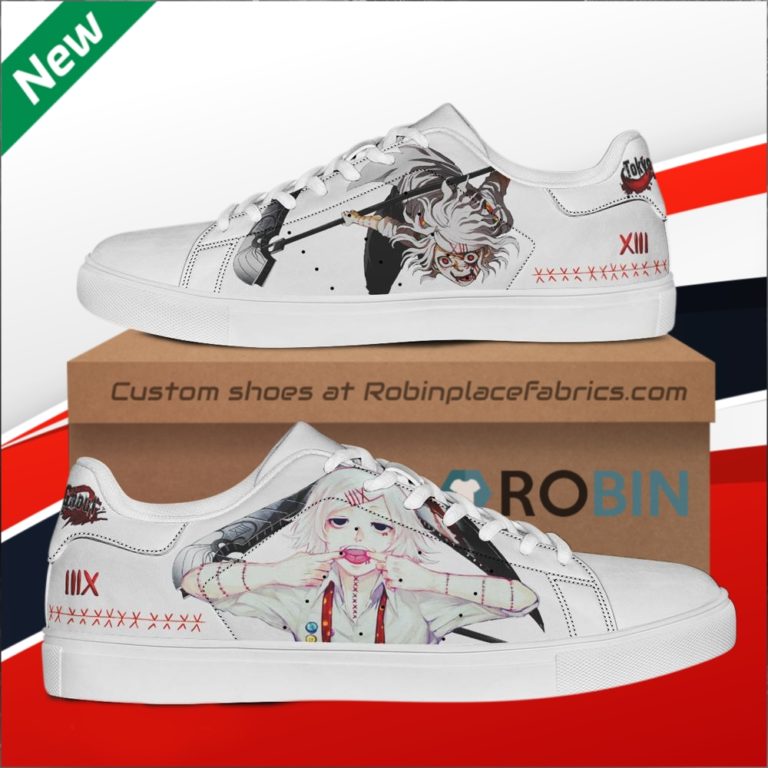 Juuzou Suzuya Tokyo Ghoul Pn Custom Stan Smith Shoes